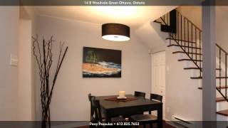 14 B Woodvale Green Ottawa Ontario  Virtual Tour [upl. by Nairred]