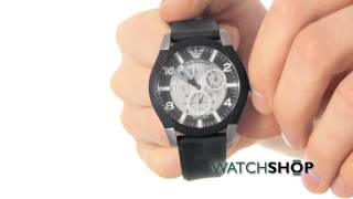 Emporio Armani Mens Meccanico Automatic Watch AR4630 [upl. by Dibru]