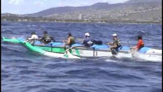 Lanikai Canoe Club Molokai Hoe Training [upl. by Annayat]