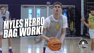 Myles Herro Goes Into His Bag At NY2LA Fall League HIGHLIGHTS [upl. by Filomena]