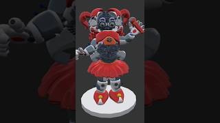 P3DFnaF Circus baby by hhenrituby9571 test sisterlocation [upl. by Enirbas]