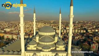 Kocatepe Mosque in Ankara TURKEY Aerial 4K Videography [upl. by Anhaj]