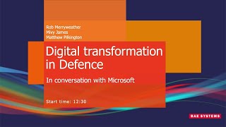 Digital transformation in Defence  Hub Stage Talk  DSEI 2023  BAE Systems [upl. by Emory]