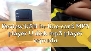 Review USB inline card MP3 player U disk mp3 player reproductor de musica Lossless Sound Music Med [upl. by Neisa]