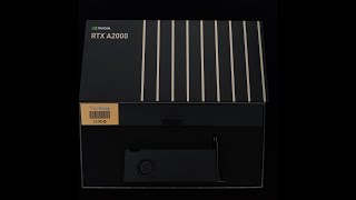 NVIDIA RTX A2000 6GB Graphic Card Display Video [upl. by Naujuj41]