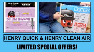 My Henry Discount Codes For Henry Clean Air amp Henry Quick Limited Offer [upl. by Nemhauser371]