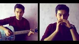 Սպանված աղավնի կիթառ  շրթհարմոն  Spanvats aghavni guitar  harmonica [upl. by Oniram]