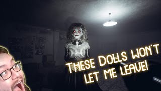 This House of Terrors Had Me SCARED Alessias Dollhouse [upl. by Shoemaker]