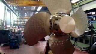 Marine Controllable pitch propeller  CP propeller  CPP [upl. by Azelea]