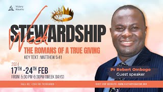 Day 5  Contentment  Pr Robert Ombogo  Stewardship week [upl. by Rabin]