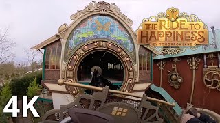 Ride To Happiness POV 4K60 FPS  Plopsaland De Panne  Backseat Horizon Locked [upl. by Htebilil]