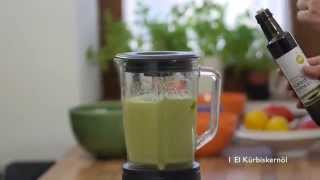 Rezept Green Smoothie Apfel Broccoli [upl. by Marylynne]