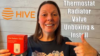 Hive Thermostat Radiator Valve  Unboxing amp Installing [upl. by Meece]