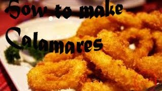 How to cook Calamares  quickest way Paano magluto ng Calamares [upl. by Rahsab709]