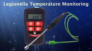 RS PRO Immersion Surface Probe Legionella Thermometer Kit 2048405 [upl. by Eimor]