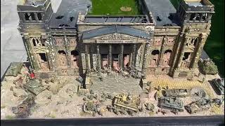 WW2 172 scale German reichstag battle of Berlin 1945 diorama fantastic detail [upl. by Marin]