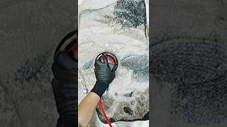 Dirty Panda rug Can it be Restored Satisfying ASMR Carpet Cleaning part2 [upl. by Qifahs550]