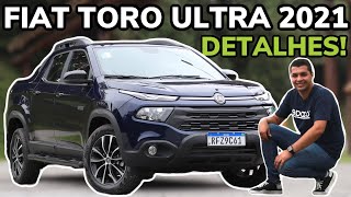 FIAT TORO ULTRA 2021 EM DETALHES  Falando de Carro [upl. by Lleoj]