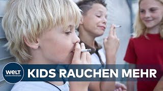 TABAKSTUDIE FÜR DEUTSCHLAND Jugendliche greifen wieder öfter zur Zigarette 🚬 [upl. by Alver684]