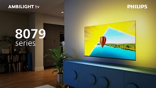 Philips 8079  LED  4K Ambilight TV  3 sided Ambilight [upl. by Araccat]