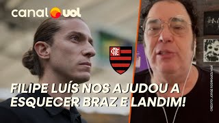 CASAGRANDE SURPREENDE AO OPINAR SOBRE MAIOR MÉRITO DE FILIPE LUÍS NO FLAMENGO [upl. by Yseult]