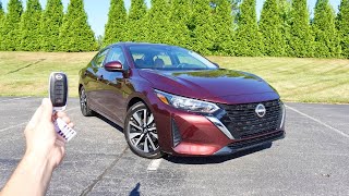 2024 Nissan Sentra SV Premium Start Up Walkaround Test Drive and Review [upl. by Zamora]