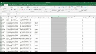 How to code a questionnaire data on KoboToolbox using Microsoft excel StepbyStep [upl. by Nhguaved522]