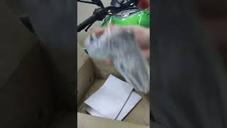 Xplore Pillion Footrest Unboxing 🔥 Best pillion footrest for dominar  unboxing dominar [upl. by Ivgnout593]