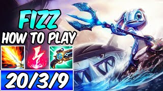 HOW TO PLAY FIZZ MID amp CARRY  Best Build amp Runes  Diamond Player Guide  League of Legends [upl. by Gillan]