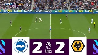 Brighton vs Wolves 22  Premier League 202425  Match Highlights [upl. by Ayanal467]