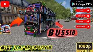 OFF ROAD JOURNEY IN BUSSID MOBILE GAME [upl. by Cowden74]