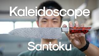 Making a 5000 Kaleidoscope Damascus Chefs Knife [upl. by Nona]