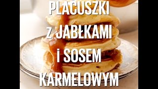 Placuszki jogurtowe z jabłkami i sosem karmelowym [upl. by Adnylam153]