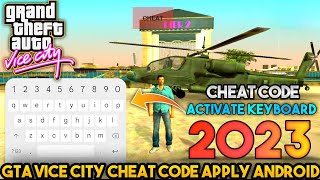 How to use cheat code in GTA vice City Android  How to enable cheat codes gta vc Open Keyboard Gta [upl. by Okeim]