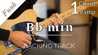 One Chord Backing Track  Funk  Bb Minor  100 bpm [upl. by Ramgad]