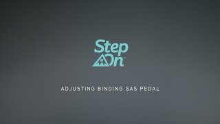 Burton Step On™ Tutorial  Adjusting Your Gas Pedals [upl. by Delcine]