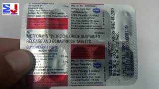 Glycomet Gp2 Forte Tablet  Glimepride 2mg amp metformin 1000mg tablet  use side effects review Hindi [upl. by Dnaloy]