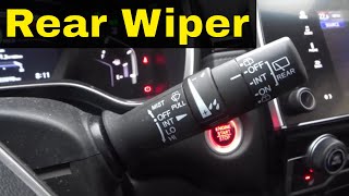 How To Use A Rear Windshield WiperDriving Lesson [upl. by Ormond]