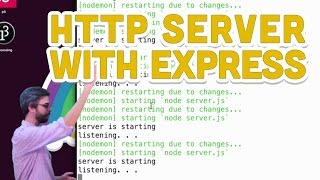 82 HTTP Server with Express  Programming with Text [upl. by Hauger]