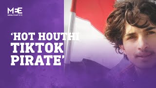 Hot Houthi TikTok pirate goes viral [upl. by Yelra60]