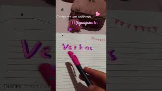 Ideias de como ter um caderno organizado 🖤🩷💜 [upl. by Nilloc]