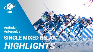 World Cup 2324 AntholzAnterselva Single Mixed Relay Highlights [upl. by Akira713]