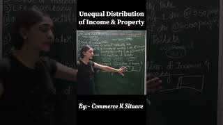 Unequal Distribution of Income amp Property  By CommercekSitaare trending viralvideo exam [upl. by Neeloj]