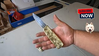 17 Brass casting to repair knife handle [upl. by Hekker664]