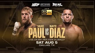 Jake Paul Vs Nate Diaz  Fight Breakdown and Prediction [upl. by Nerua]