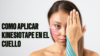 Elimina retención en el cuello con esta técnica de kinesiotape [upl. by Brody]