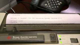 Dialing a VAX via teletype [upl. by Ginger]