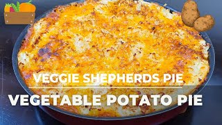 How To Make Veggie Potato Pie  Vegetable Shepherds Pie  Vegetarian Recipes [upl. by Nlycaj705]