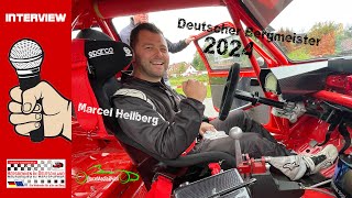 Interview  Marcel Hellberg  Bergrennen Mickhausen 2024  Deutscher Bergmeister  VW Brügge Golf 8V [upl. by Spada]