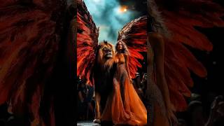 The womman performs a fusion with the falcon on AGT T TransformationBeauty [upl. by Anirec]